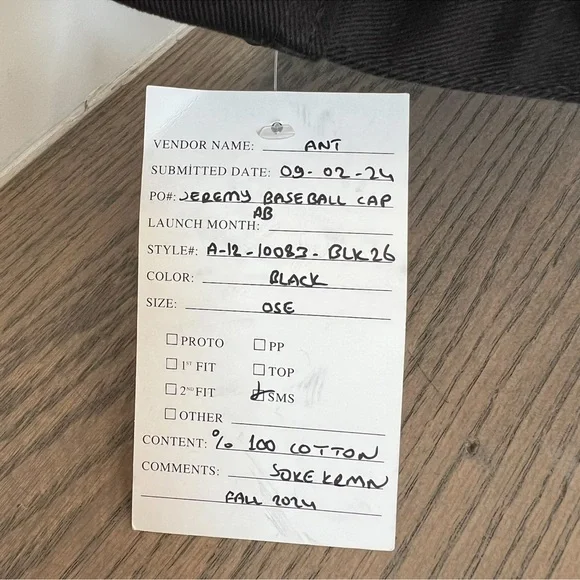 NWT Anine Bing Jeremy Baseball Cap in Black - Picture 4 of 6